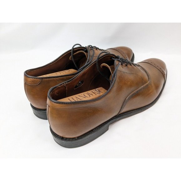 Allen Edmonds  Fifth Avenue Men\'s Leather Cap-Toe Oxfords 13 D Walnut  Brown main image 6